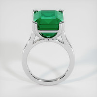 9.21 Ct. Emerald Ring, 18K White Gold 3