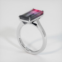 5.22 Ct. Gemstone Ring, 18K White Gold 2