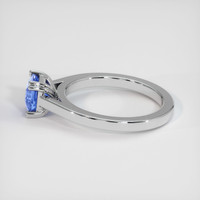 1.16 Ct. Sapphire Ring, 18K White Gold 4