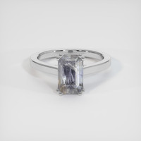 2.68 Ct. Sapphire Ring, 18K White Gold 1