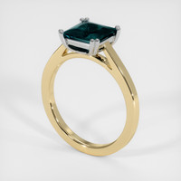 1.63 Ct. Gemstone Ring, 14K White & Yellow 2