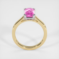 1.91 Ct. Pink Sapphire Ring, 14K White & Yellow 3