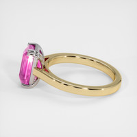 1.91 Ct. Pink Sapphire Ring, 18K White & Yellow 4