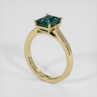 3.08 Ct. Bi Color Sapphire Ring, 10K Yellow Gold 2