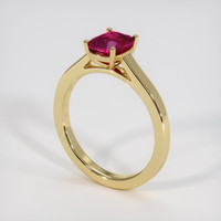 1.20 Ct. Ruby Ring, 14K Yellow Gold 2