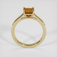1.24 Ct. Yellowish Brown Sapphire Ring, 14K Yellow Gold 3
