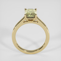 2.65 Ct. Greenish Brown Sapphire Ring, 14K Yellow Gold 3