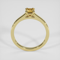 0.63 Ct. Brown Sapphire Ring, 14K Yellow Gold 3
