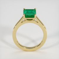 2.36 Ct. Emerald Ring, 18K Yellow Gold 3