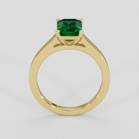 1.62 Ct. Emerald Ring, 18K Yellow Gold 3
