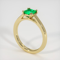 2.28 Ct. Emerald Ring, 18K Yellow Gold 2