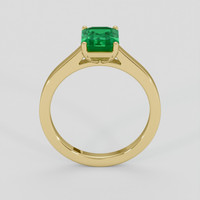 1.72 Ct. Emerald Ring, 18K Yellow Gold 3