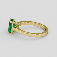 1.72 Ct. Emerald Ring, 18K Yellow Gold 4