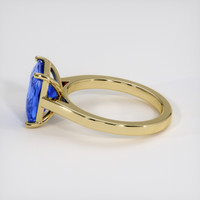 3.26 Ct. Blue Sapphire Ring, 18K Yellow Gold 4