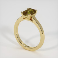 3.65 Ct. Sapphire Ring, 18K Yellow Gold 2