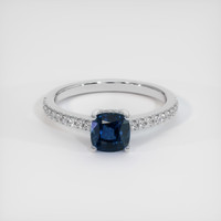 1.29 Ct. Sapphire Ring, Platinum 950 1