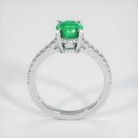 1.23 Ct. Emerald Ring, Platinum 950 3