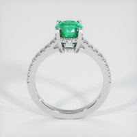 1.35 Ct. Emerald Ring, Platinum 950 3