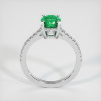 1.39 Ct. Emerald Ring, Platinum 950 3