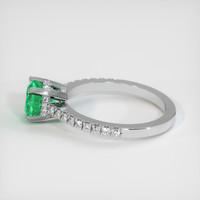 1.56 Ct. Emerald Ring, Platinum 950 4