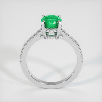 1.10 Ct. Emerald Ring, Platinum 950 3