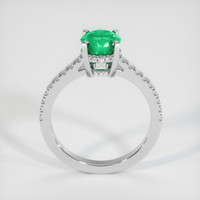 1.15 Ct. Emerald Ring, Platinum 950 3