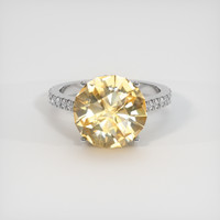 6.35 Ct. Gemstone Ring, Platinum 950 1