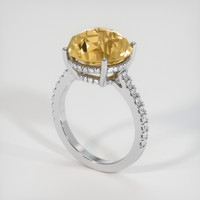 6.35 Ct. Gemstone Ring, Platinum 950 2