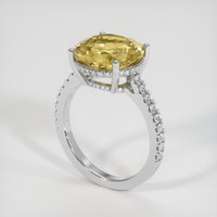 4.60 Ct. Gemstone Ring, Platinum 950 2