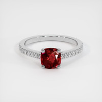 1.19 Ct. Ruby Ring, Platinum 950 1