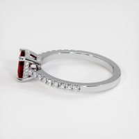 1.19 Ct. Ruby Ring, Platinum 950 4