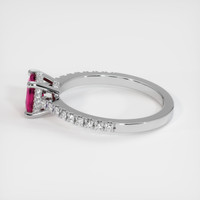 1.22 Ct. Ruby Ring, Platinum 950 4