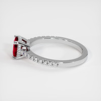 1.12 Ct. Ruby Ring, Platinum 950 4