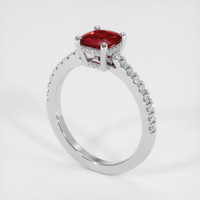 Ruby Ring 0.86 Ct. Platinum 950 Preview