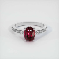 2.02 Ct. Ruby Ring, Platinum 950 1