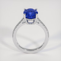 4.07 Ct. Blue Sapphire Ring, Platinum 950 3