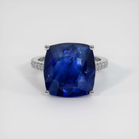 13.46 Ct. Sapphire Ring, Platinum 950 1
