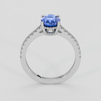 1.92 Ct. Blue Sapphire Ring, Platinum 950 3