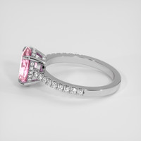2.03 Ct. Pink Sapphire Ring, Platinum 950 4