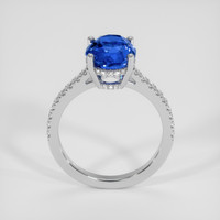 4.00 Ct. Blue Sapphire Ring, Platinum 950 3