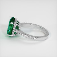 3.70 Ct. Emerald Ring, Platinum 950 4