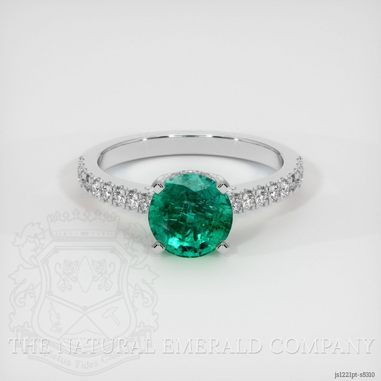 Emerald Ring 1.29 Ct. Platinum 950 | The Natural Emerald Company