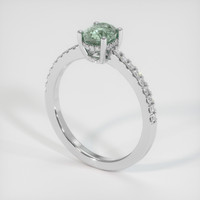 0.88 Ct. Sapphire Ring, Platinum 950 2