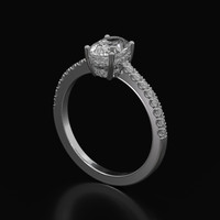 1.04 Ct. Sapphire Ring, Platinum 950 2