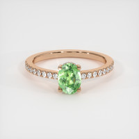 0.90 Ct. Gemstone Ring, 14K Rose Gold 1