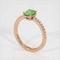 0.90 Ct. Gemstone Ring, 14K Rose Gold 2