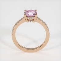 1.59 Ct. Pink Sapphire Ring, 14K Rose Gold 3