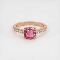 1.61 Ct. Sapphire Ring, 18K Rose Gold 1