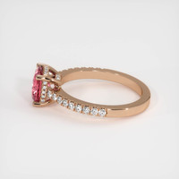 1.61 Ct. Sapphire Ring, 18K Rose Gold 4