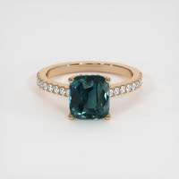 3.53 Ct. Sapphire Ring, 18K Rose Gold 1